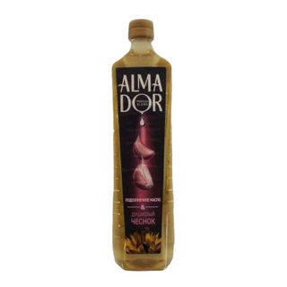 Масло рафинированное дезодорированное Almador с маслом чеснока 0.79л